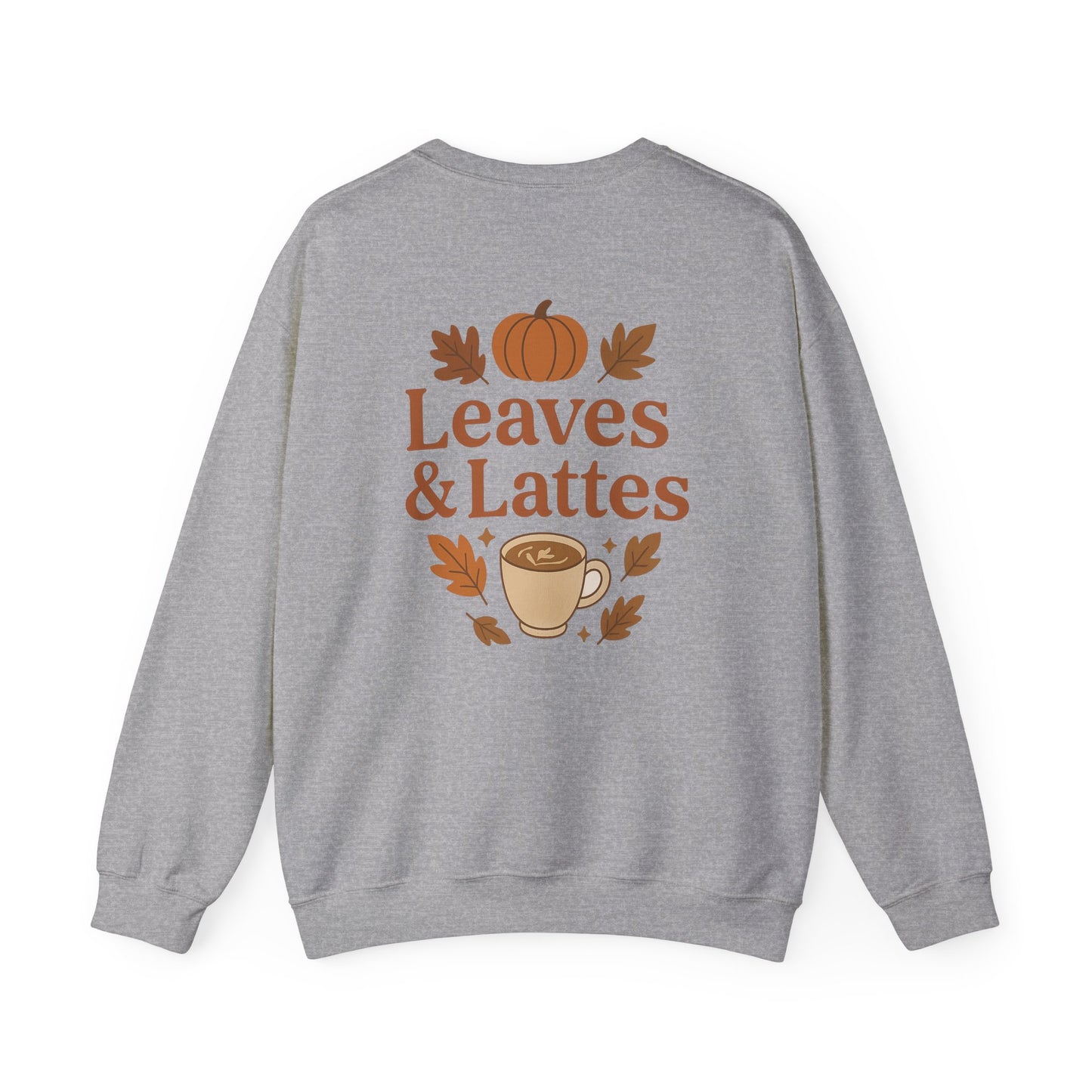 Leaves & lattes Heavy Blend™ Crewneck Sweatshirt
