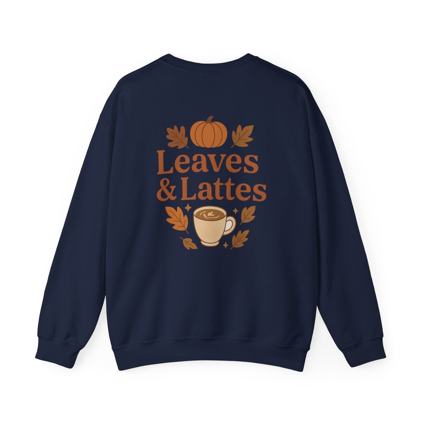 Leaves & lattes Heavy Blend™ Crewneck Sweatshirt
