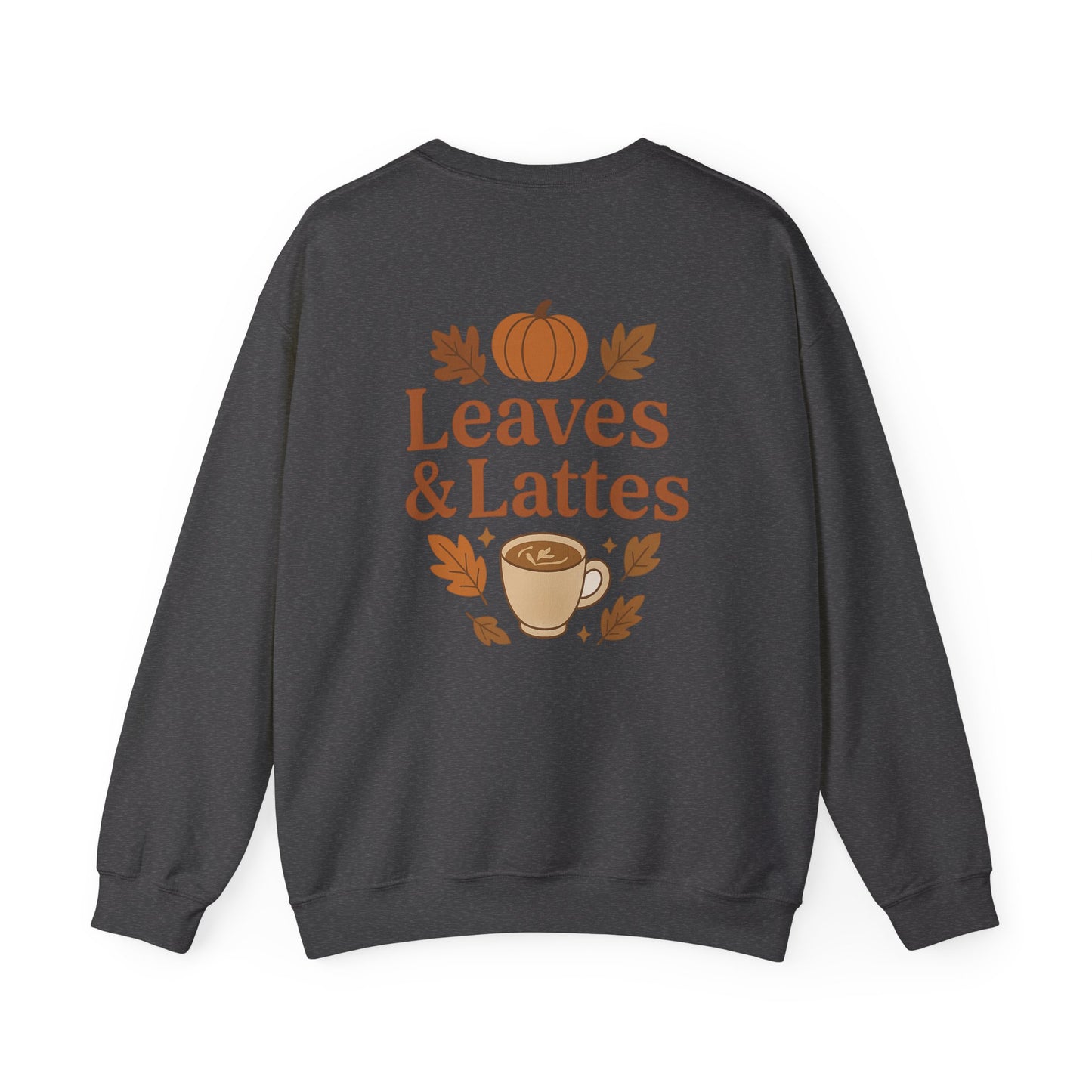 Leaves & lattes Heavy Blend™ Crewneck Sweatshirt