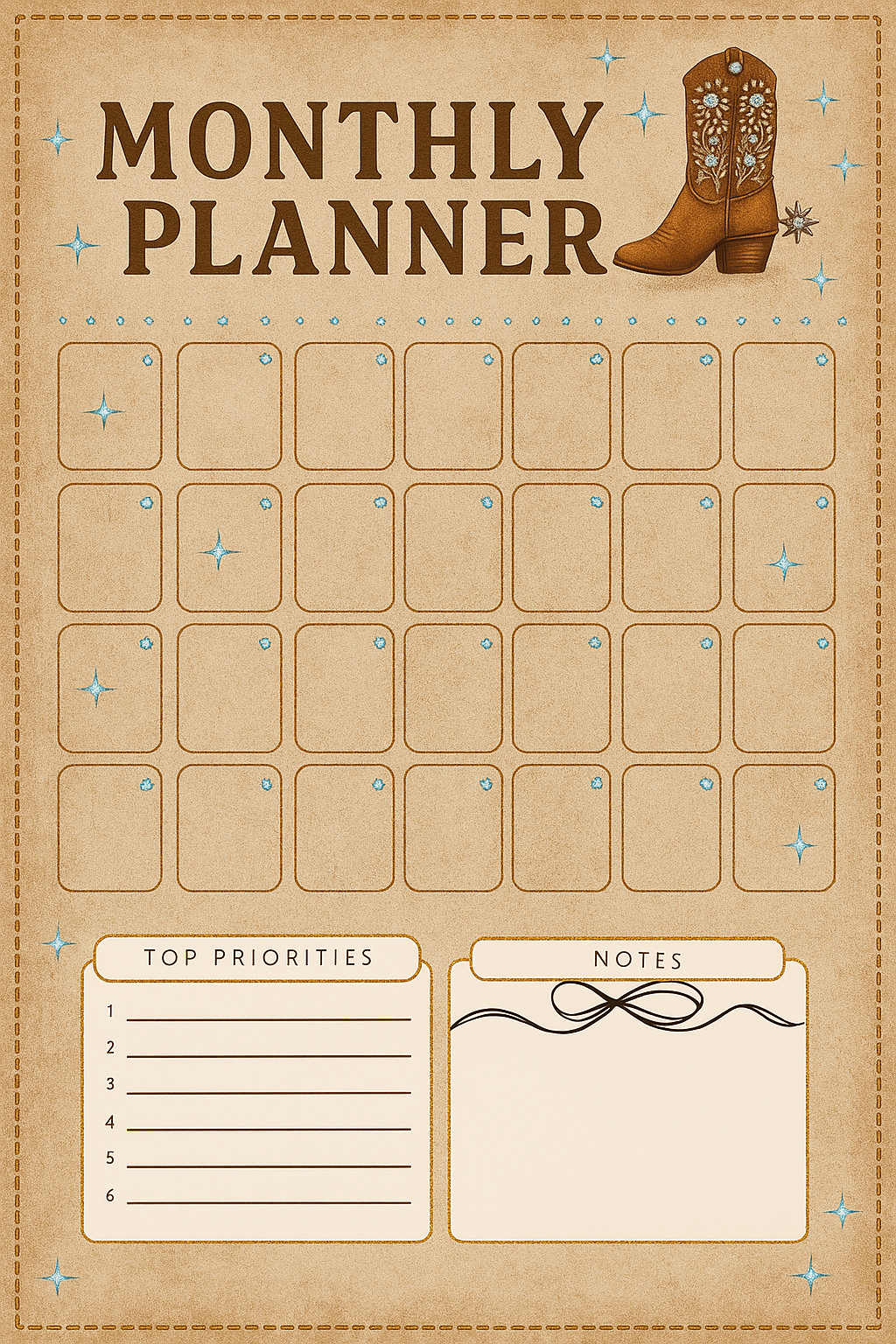 Desert Darling Digital Planner