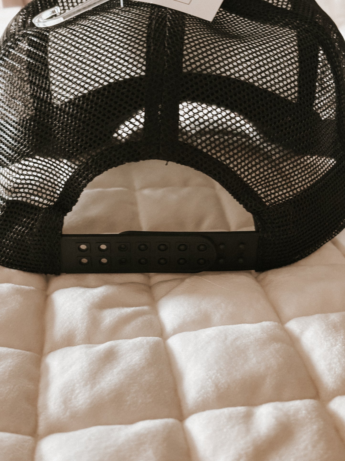 MAMA Trucker Hat | Black & Turquoise