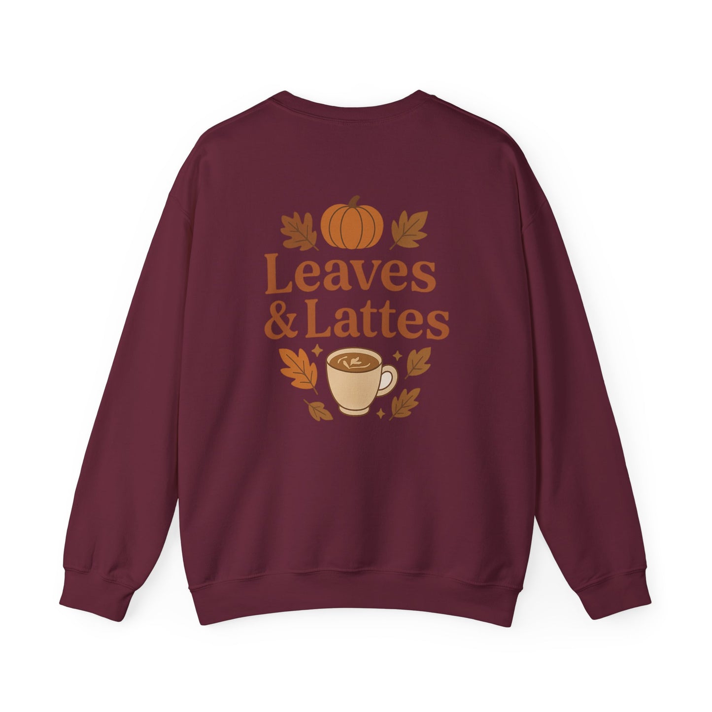 Leaves & lattes Heavy Blend™ Crewneck Sweatshirt