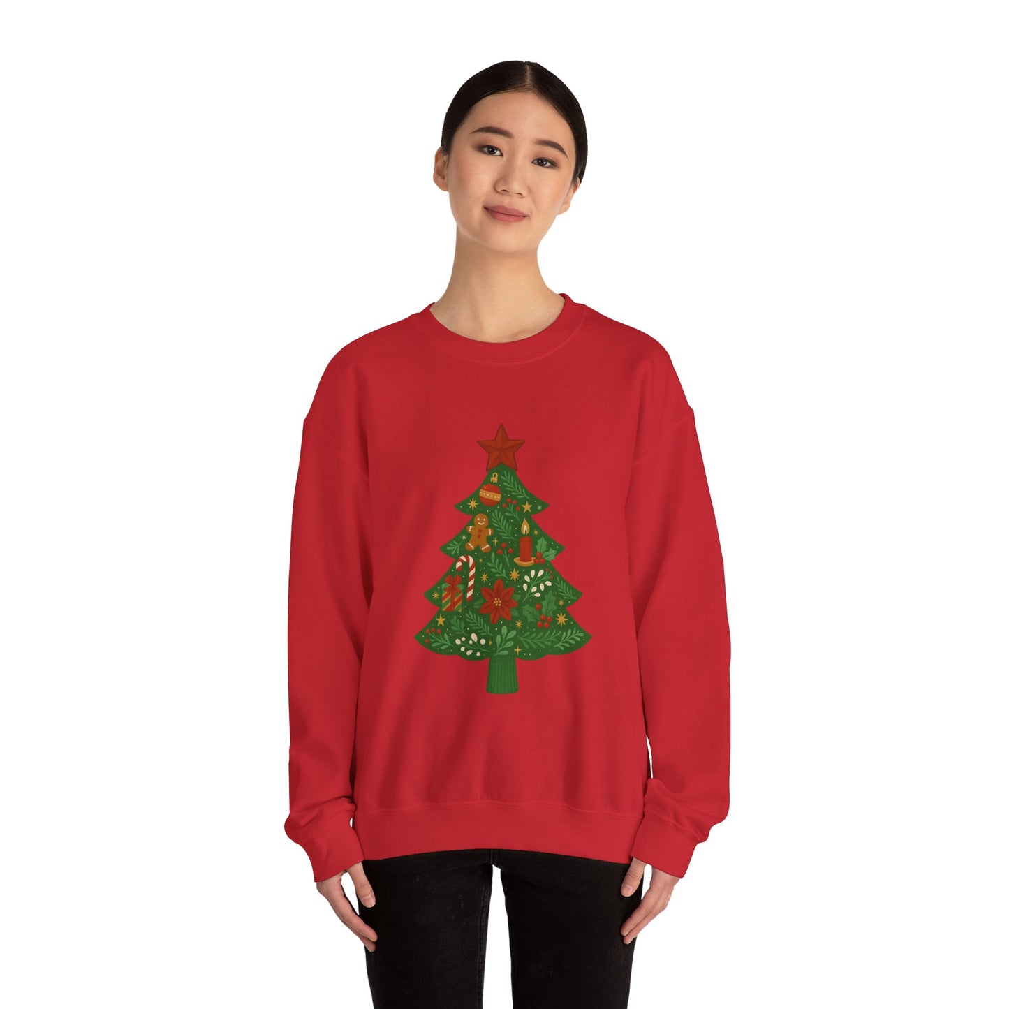 Christmas tree  Heavy Blend™ Crewneck Sweatshirt