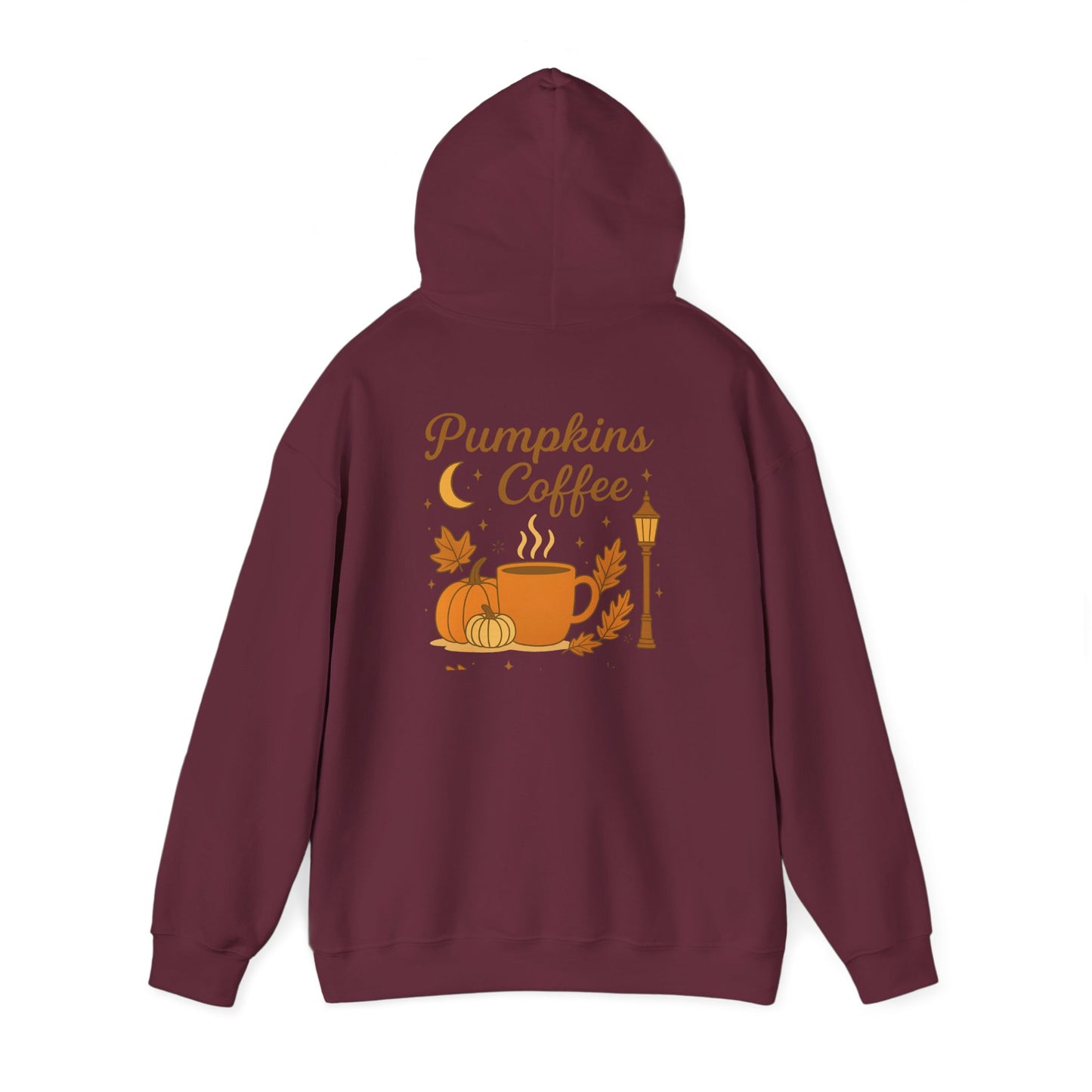 Pumpkins & coffee  Heavy Blend™ Hooded Sweatshirt