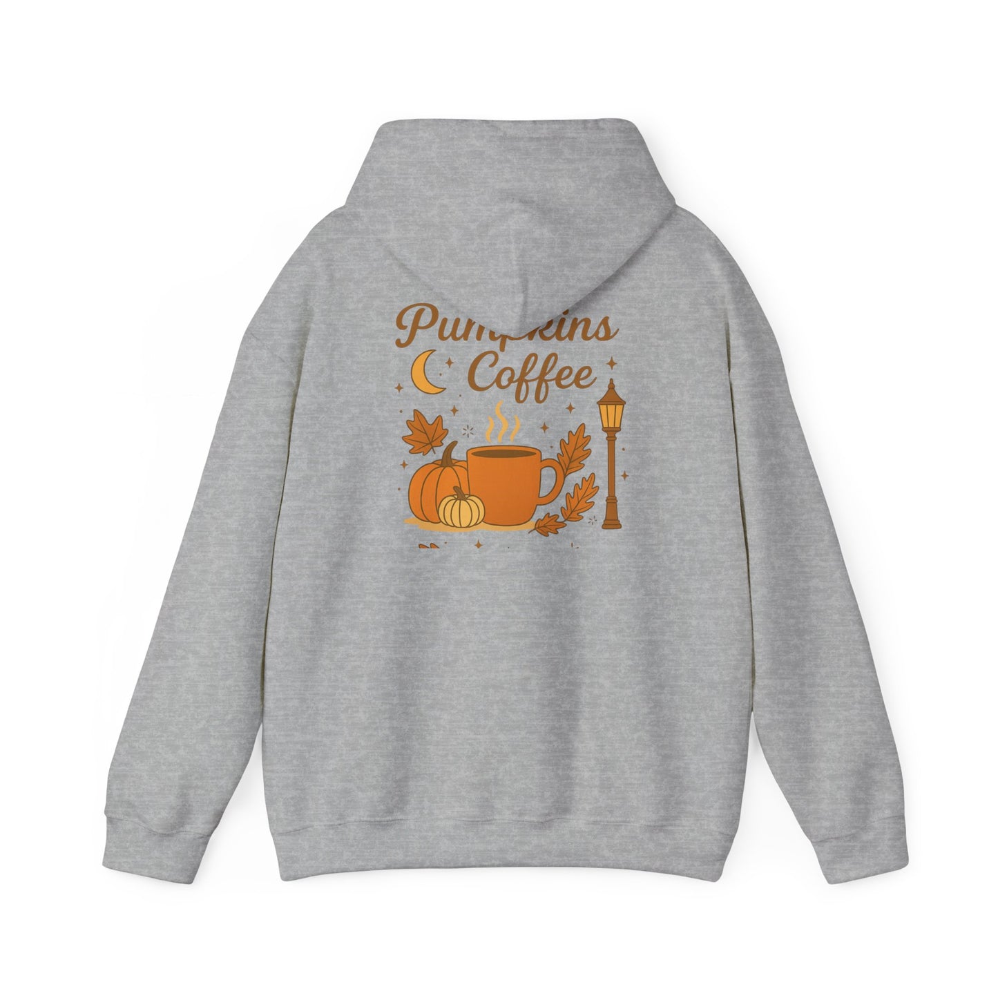 Pumpkins & coffee  Heavy Blend™ Hooded Sweatshirt
