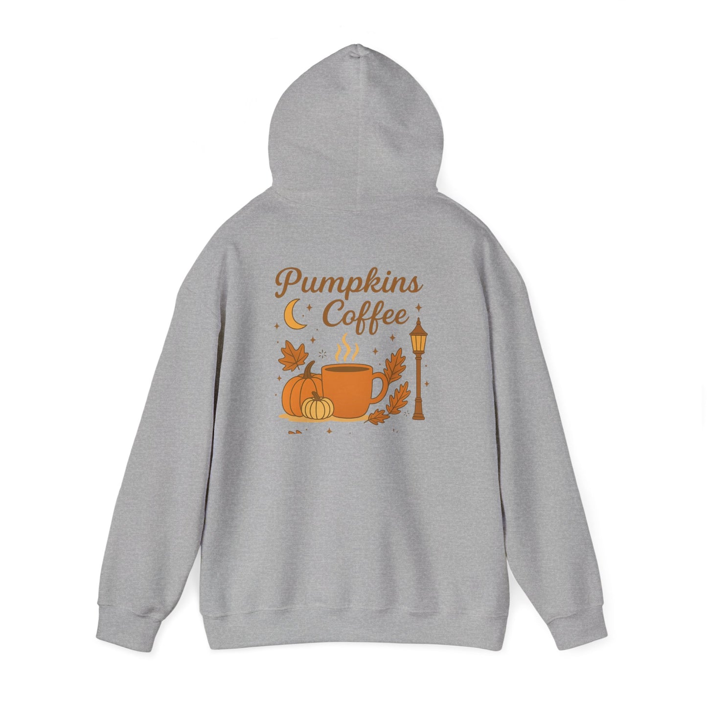 Pumpkins & coffee  Heavy Blend™ Hooded Sweatshirt
