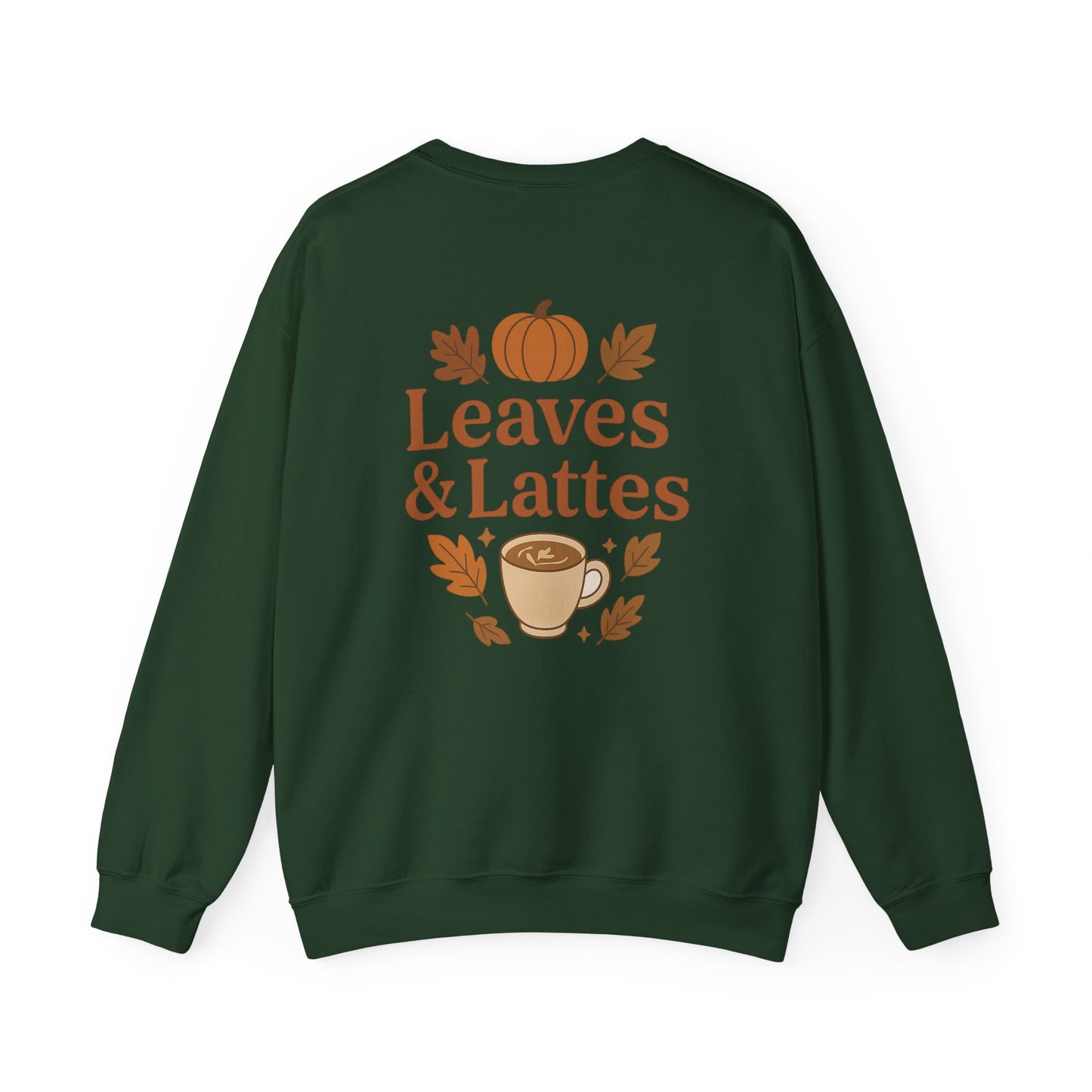 Leaves & lattes Heavy Blend™ Crewneck Sweatshirt