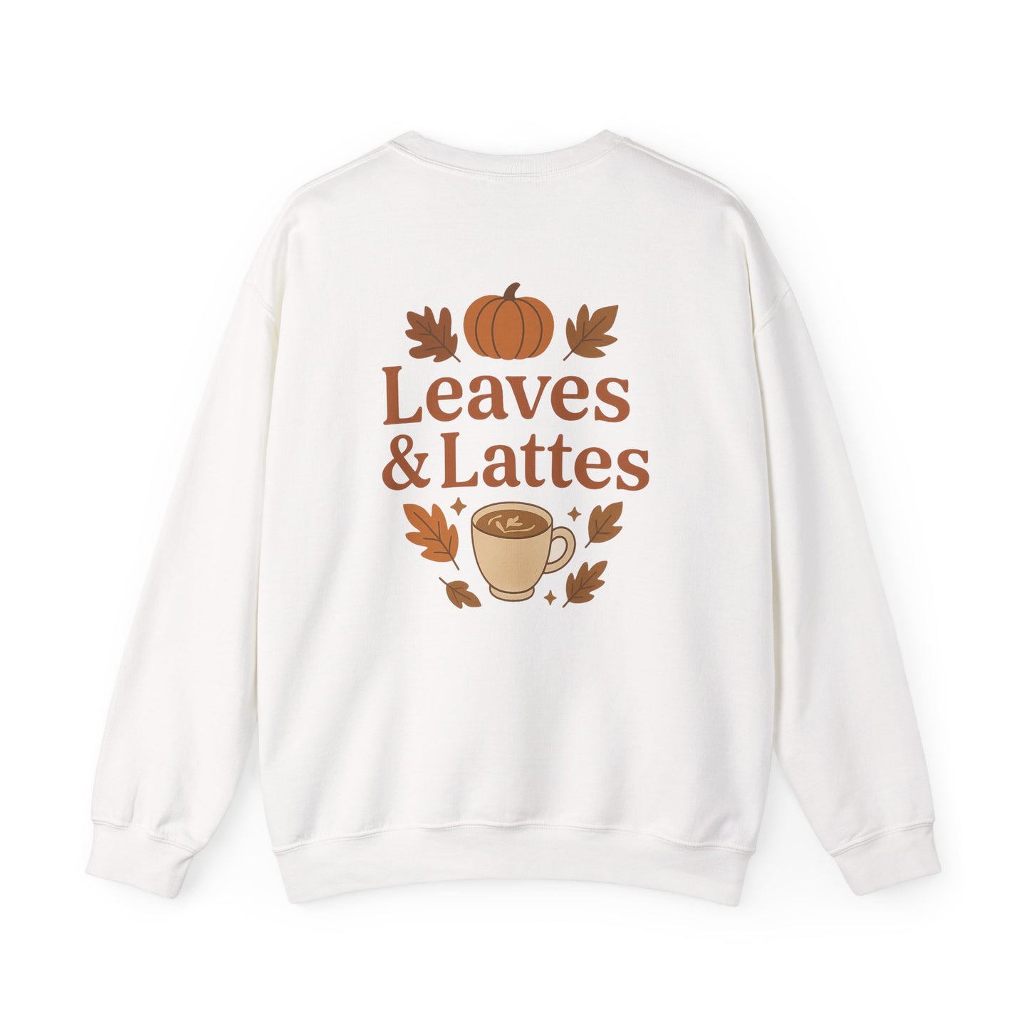 Leaves & lattes Heavy Blend™ Crewneck Sweatshirt