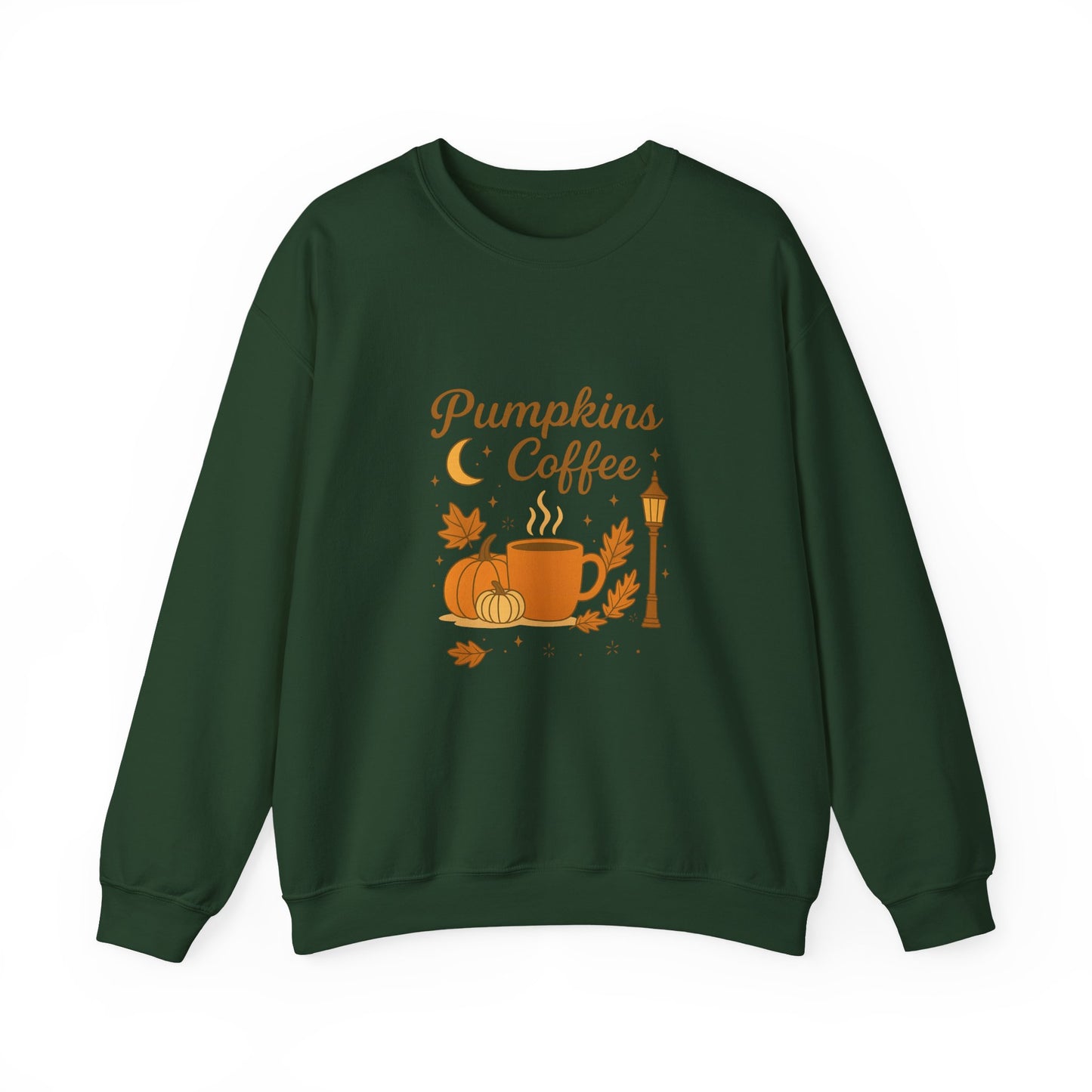 Pumpkins & Coffee Heavy Blend™ Crewneck Sweatshirt