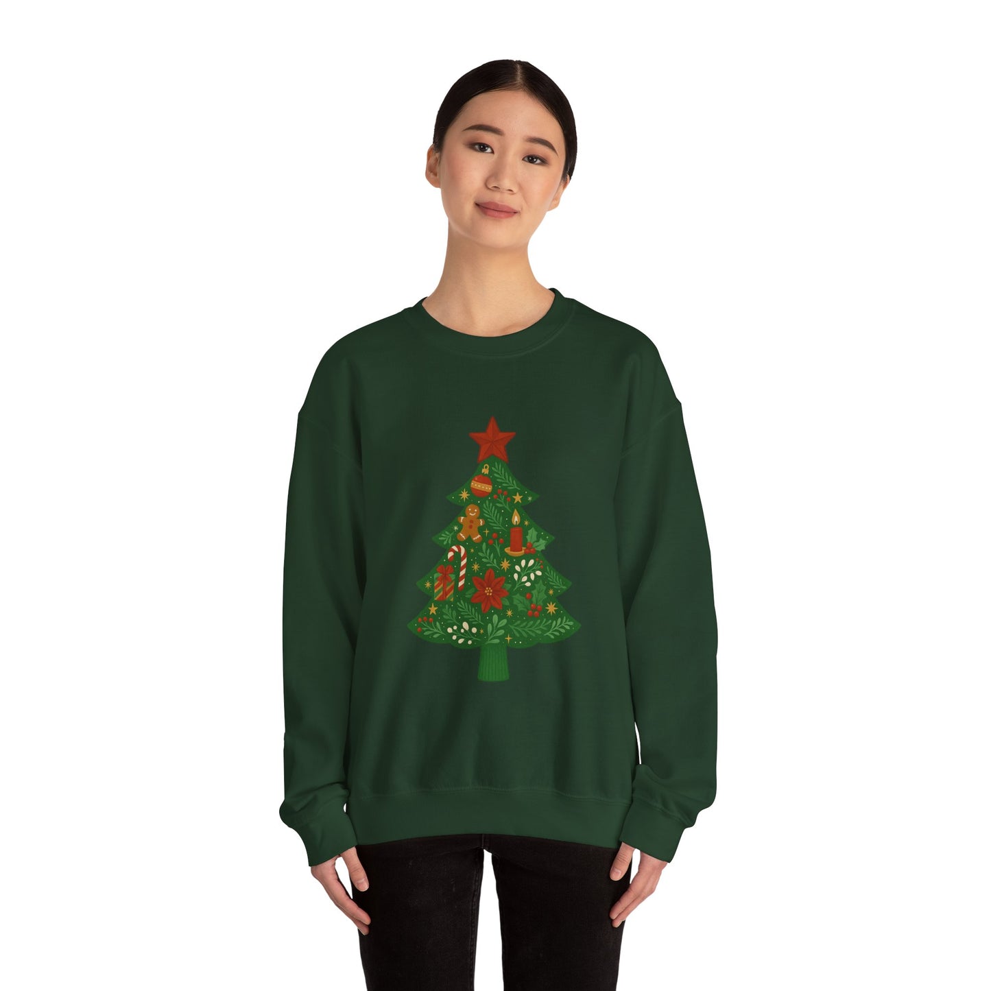 Christmas tree  Heavy Blend™ Crewneck Sweatshirt