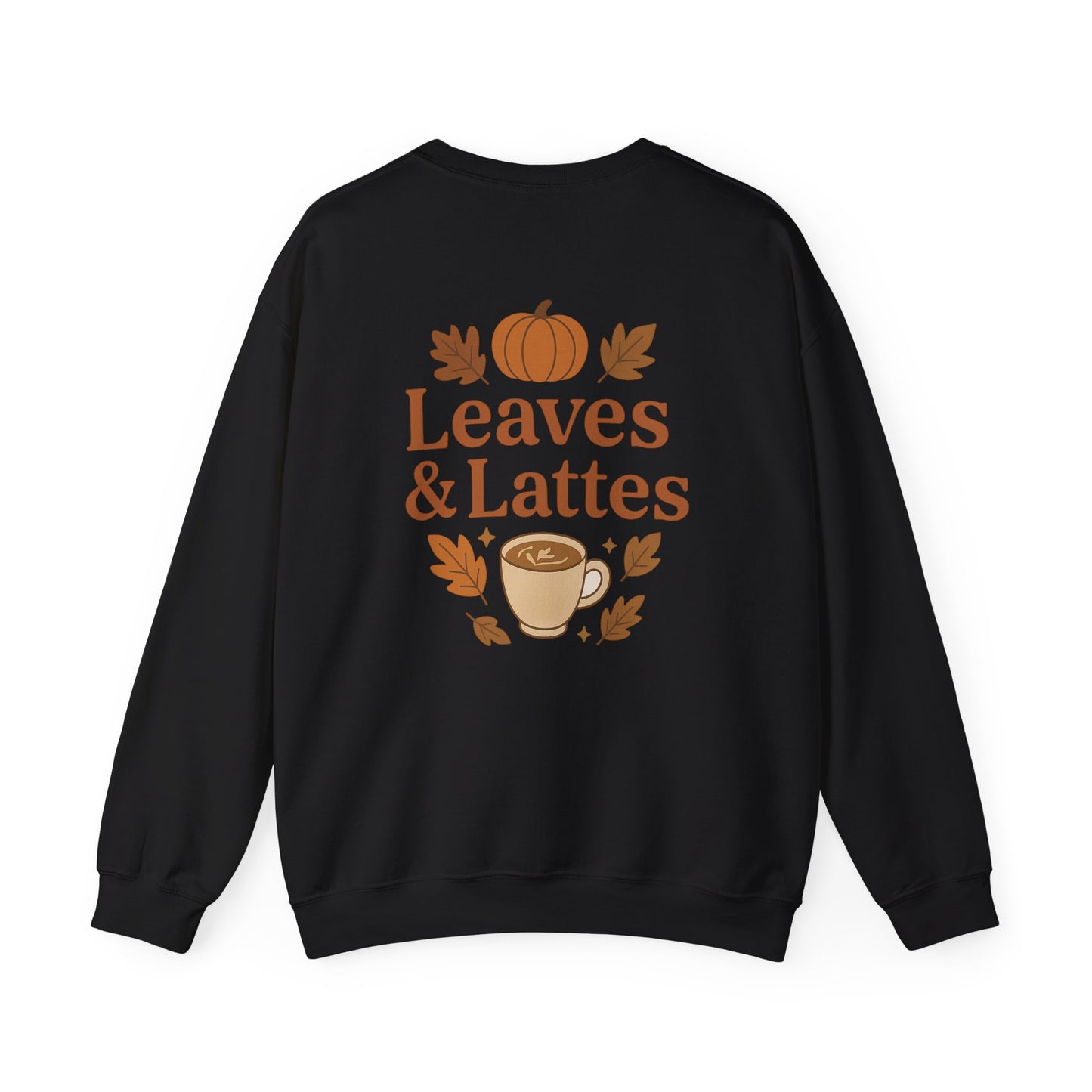 Leaves & lattes Heavy Blend™ Crewneck Sweatshirt