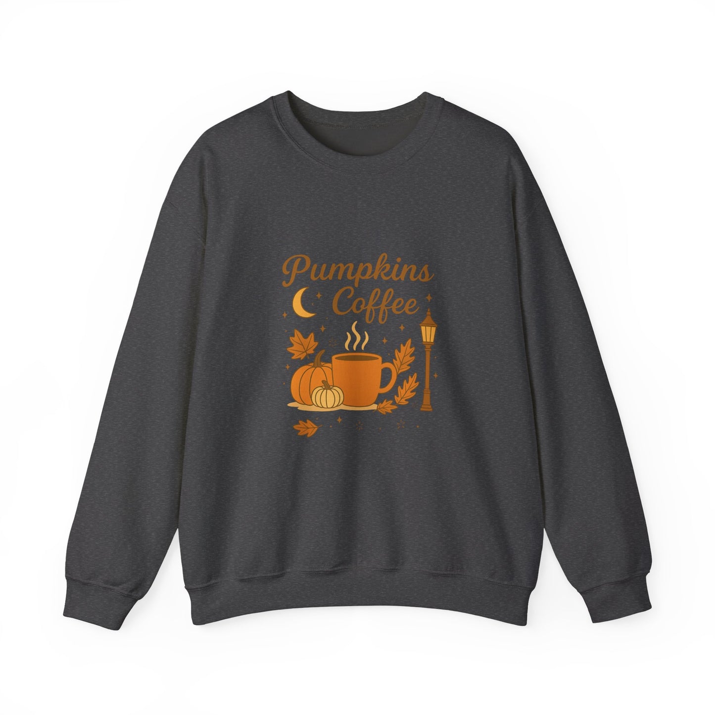 Pumpkins & Coffee Heavy Blend™ Crewneck Sweatshirt