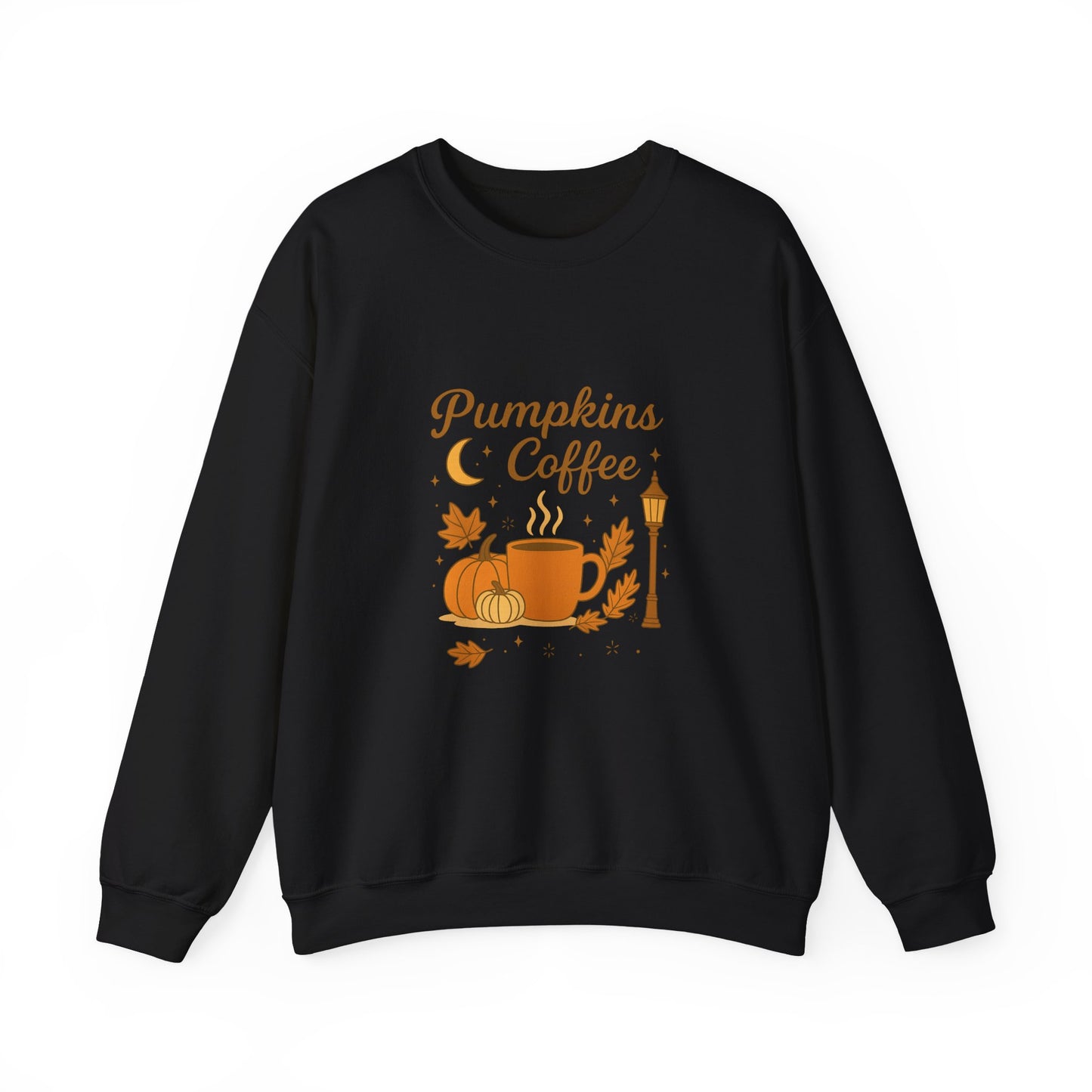 Pumpkins & Coffee Heavy Blend™ Crewneck Sweatshirt