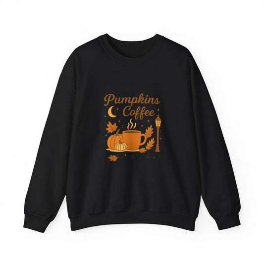 Pumpkins & Coffee Heavy Blend™ Crewneck Sweatshirt