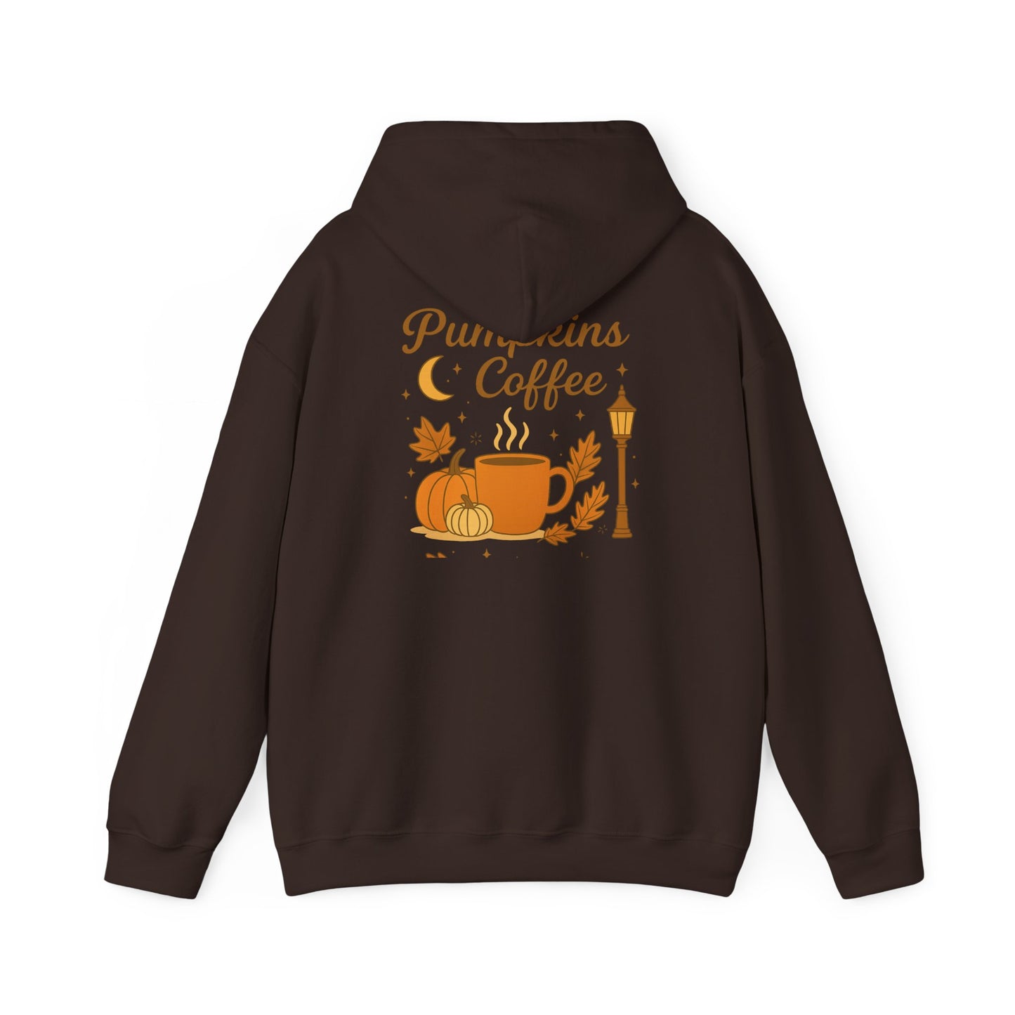 Pumpkins & coffee  Heavy Blend™ Hooded Sweatshirt