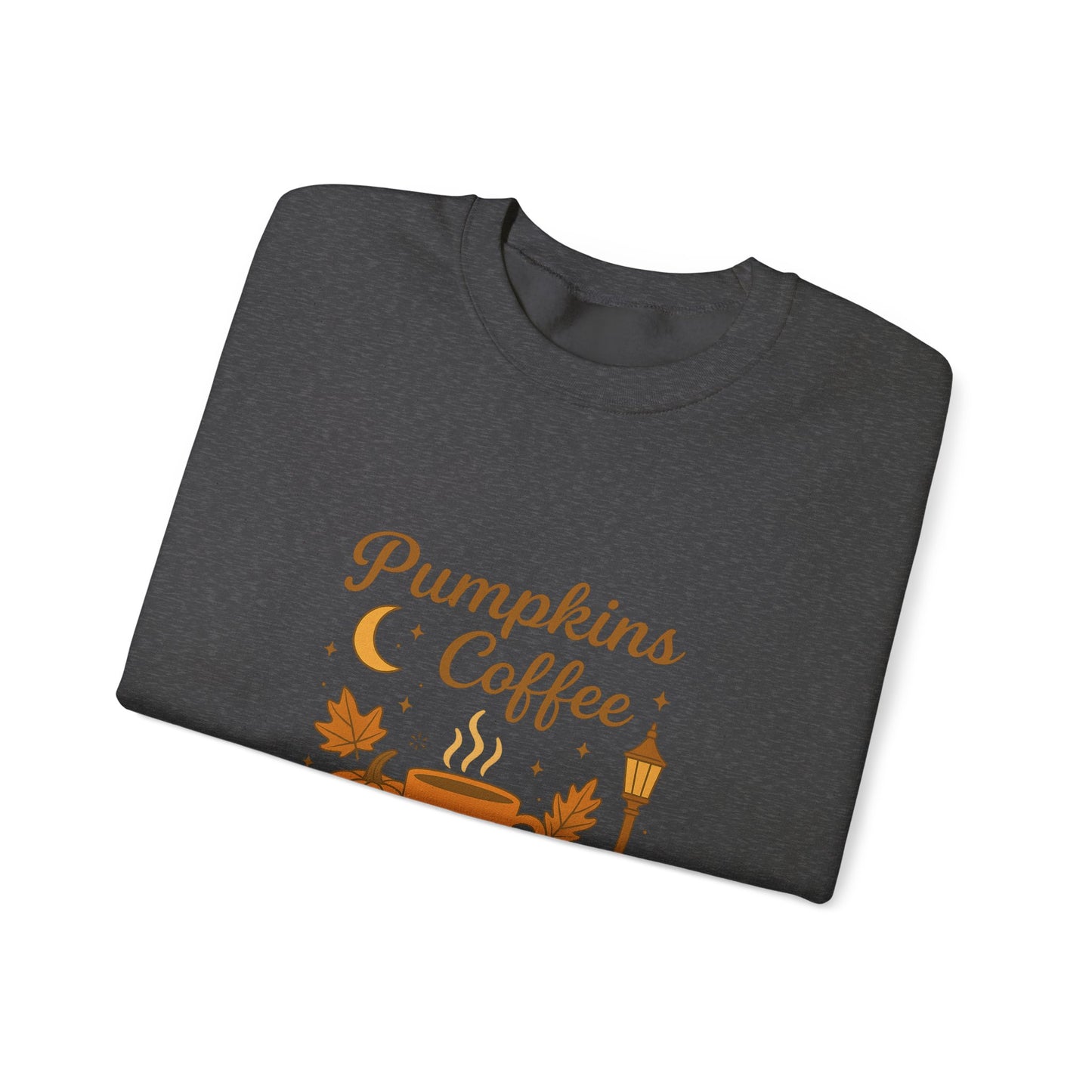 Pumpkins & Coffee Heavy Blend™ Crewneck Sweatshirt