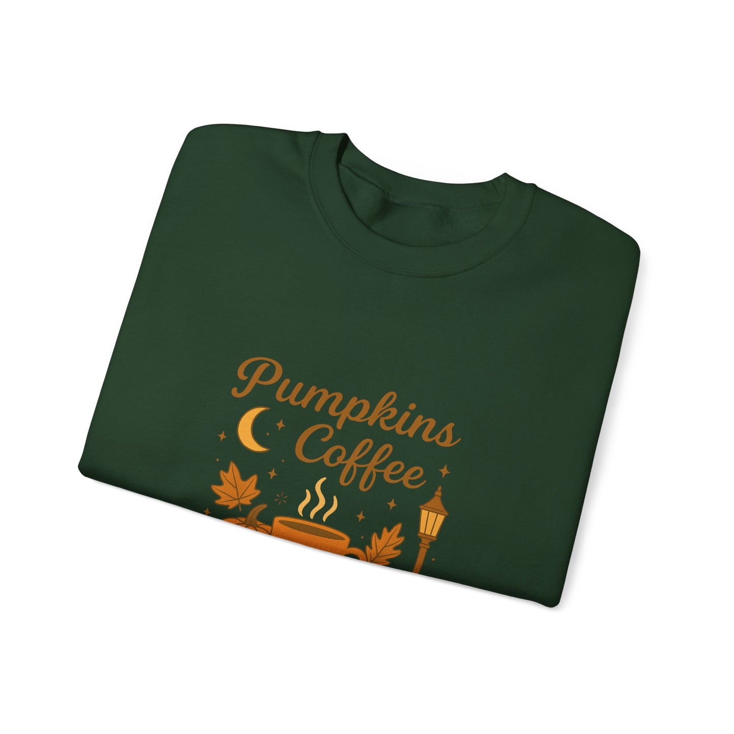 Pumpkins & Coffee Heavy Blend™ Crewneck Sweatshirt