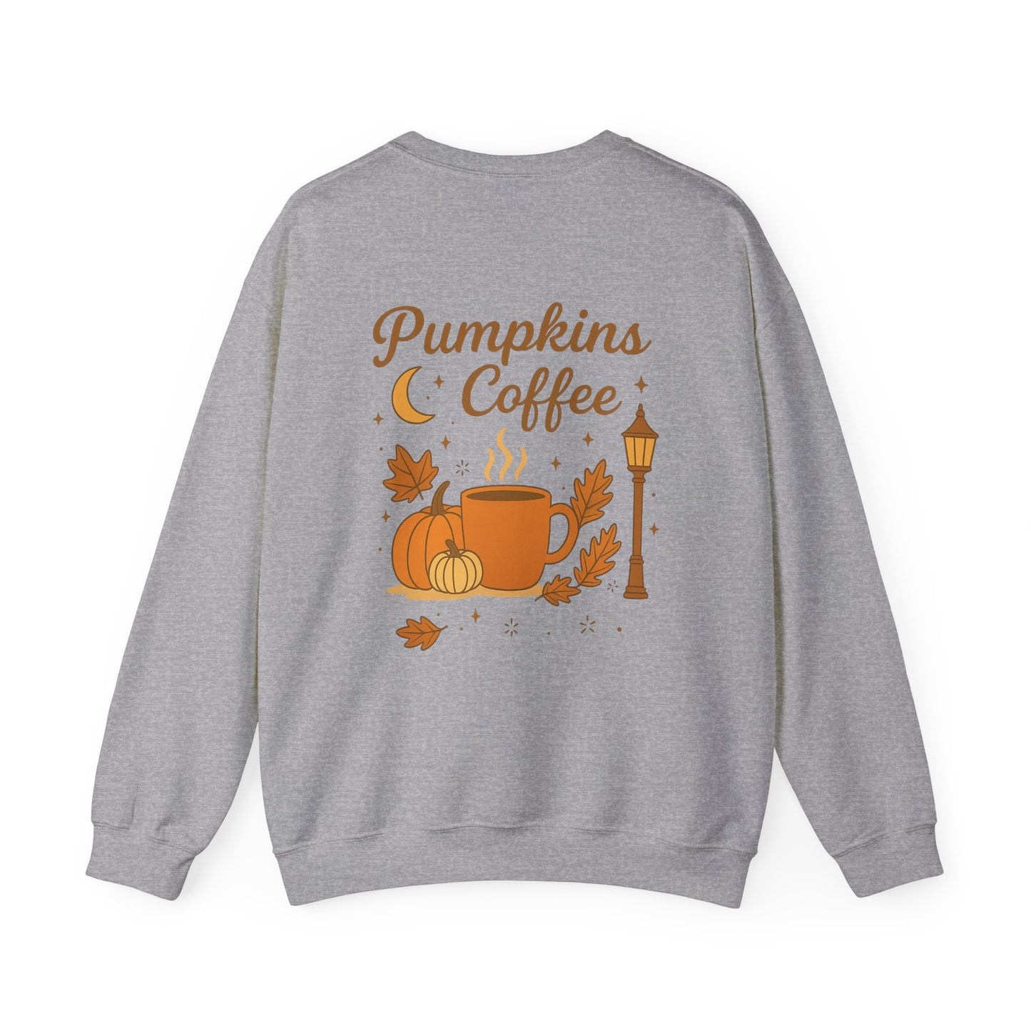 Pumpkins & Coffee Heavy Blend™ Crewneck Sweatshirt