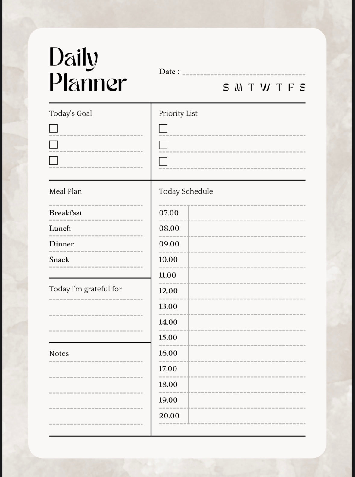Modern Planner