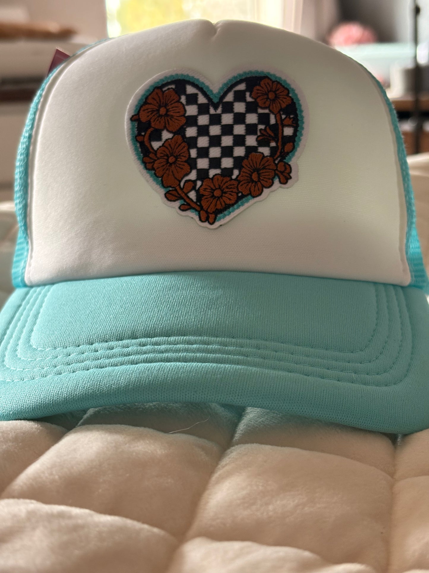 Darling Teal Trucker Hat