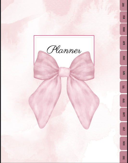 Blush & Bows Planner